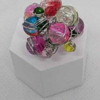 anello Acciaio e vetro