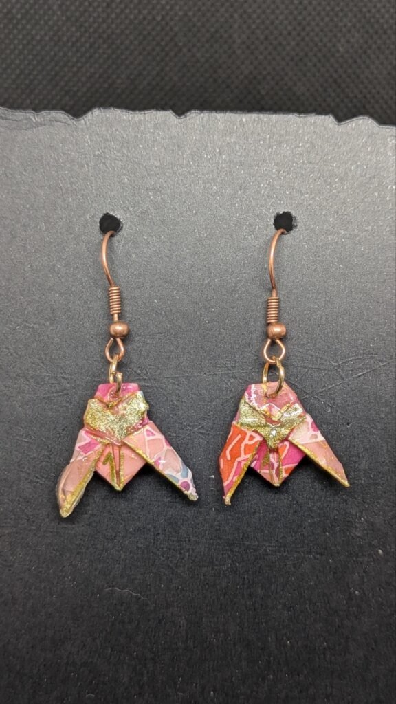 Orecchini Origami Cicala