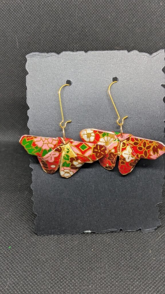 Orecchini Origami Farfalla Grande