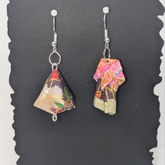 Orecchini Origami Lanterna e Kimono medi