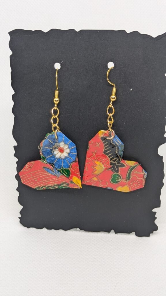 Orecchini Origami Cuore