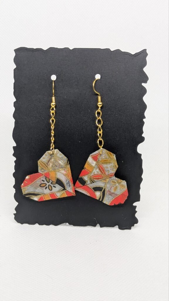 Orecchini Origami Cuore
