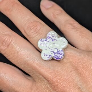 Anello regolabile in acciaio e ceramica
