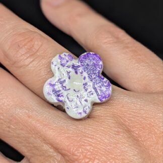 Anello regolabile in acciaio e ceramica
