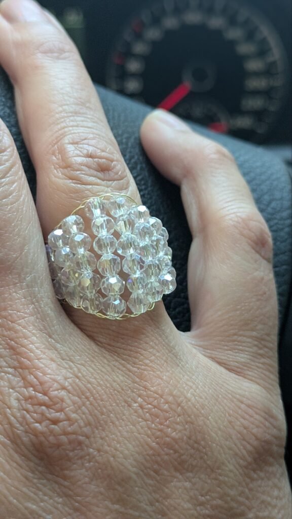 Anello Vetro Austriaco