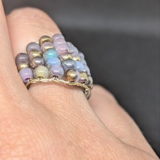 Anello Vetro e Acciaio