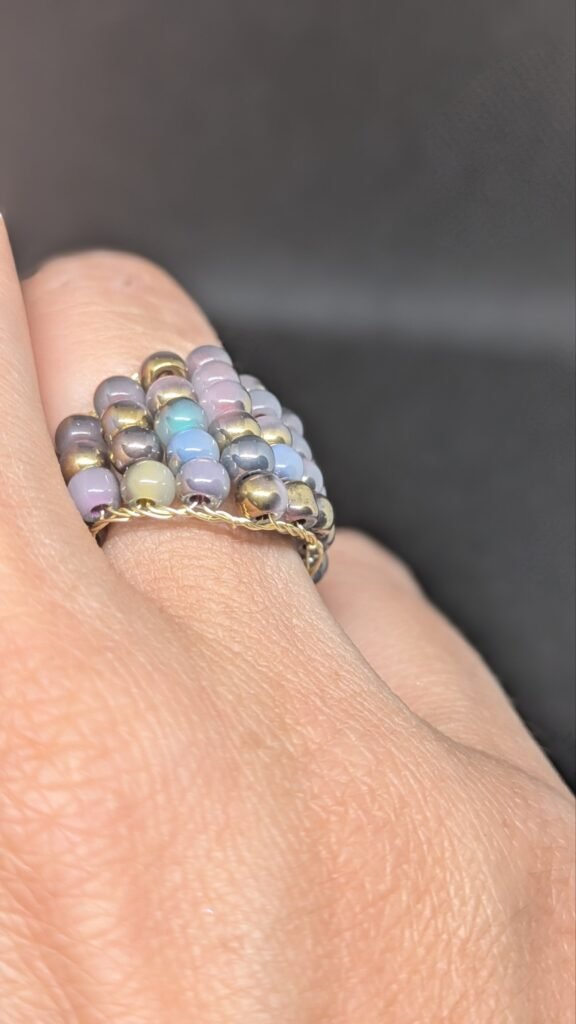 Anello Vetro e Acciaio