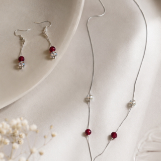 Parure Rubino