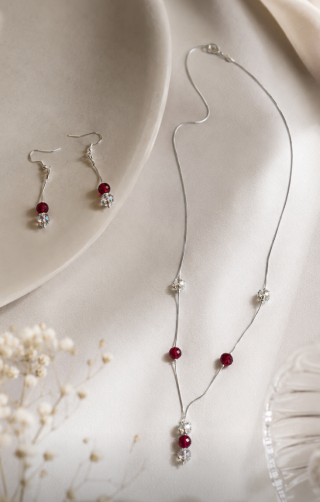 Parure Rubino